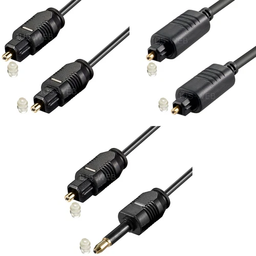 Toslink Audio digital Kabel ODT LWL SPDIF optisch Lichtwellenleiterkabel wählbar