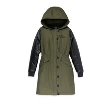 Women's Up North Parka With Leather Sleeves - 97425-23vw