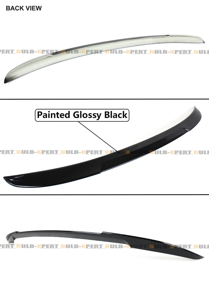 ALERÓN TAPA MALETERO NEGRO BRILLANTE PINTADO ESTILO V NISSAN ALTIMA JDM 2019-2025 Foto 3 de 4