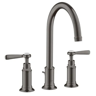 Axor Montreux 1.2 GPM Widespread Bathroom Faucet Brushed Black Chrome (16514341)