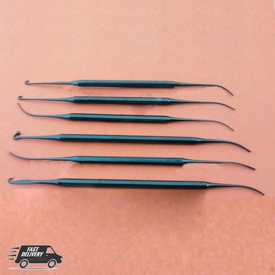 Phlebectomy Varady Extractor & Skin Hooks Blue Coated Plastic Surgery Instrument