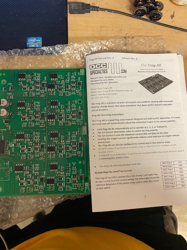 DCC Specialties The Frog-AR Four Output Frog Controller/Auto-Reverser RevB E0313