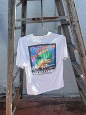 Vintage 1st Annual Toshiba Rep Shoot-Out Melbourne FL Mahi Fishing Tee Hanes M