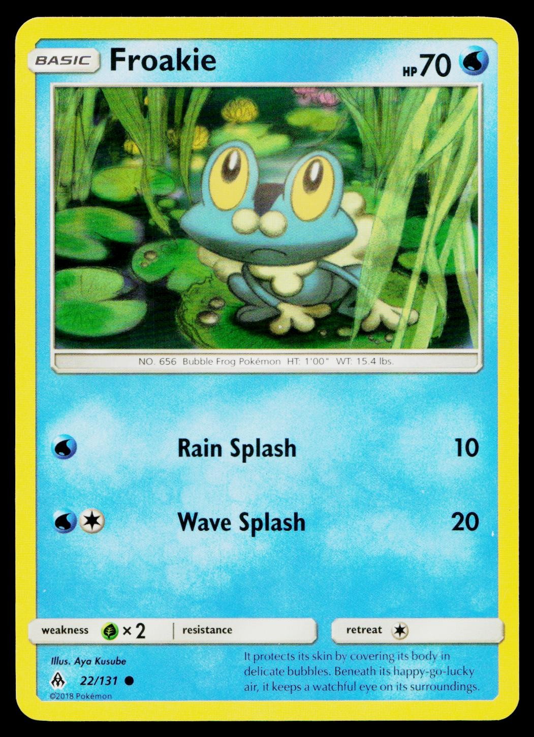 Froakie 22/131 Common Forbidden Light Pokemon Lightly Played