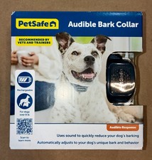 PetSafe Audible Bark Collar SoundBurst Rechargeable Waterproof Dog 8 lbs NEW