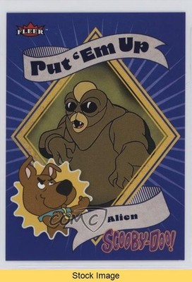 2024 Fleer Scooby Doo Put 'em Up! Stickers Alien #6 READ 1d0j