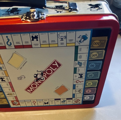 Monopoly Metal Lunch Box By Hasbro Or Secret Stash Box For Your Stuff