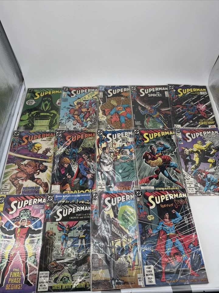 Superman DC Comics 1987  Lot of 161 Ranging 1-226 Runs + Annuals & Specials - Image 4 of 4