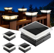 96 LED Solar Post Cap Lights 4 Modes IP67 Wat...