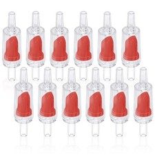 Aquarium Air Pump Check Valve 12PCS Fish Tank One Way Non-Return Check Valve