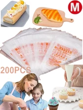 200-Pack Disposable Pastry Piping Bag–Icing & Decorating Bags for Cake & Cupcake