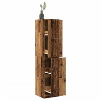 Apothekerschrank Altholz-Optik 40X41X174,5 Cm Spanplatte