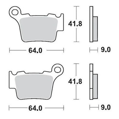Moto-Master Nitro Sport Bremsbeläge BRAKE PAD  Offroad