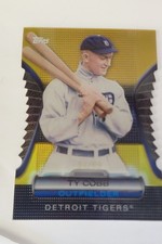 2012 Topps - Golden Moments Die-Cut Ty Cobb #GMDC-3 Gold 34/99