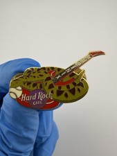 Rattlesnake & Baseball Guitar Pin Hard Rock Cafe PHOENIX Enamel Lapel Pin. LTD