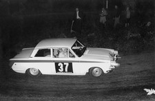 M465 Lotus Curtain. Night, coast race, Bramont France 1964. Film Photo