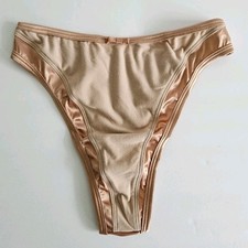 Tanga Bragas Medianas Victoria's Secret Micro Peluche Segunda Piel Borde Satinado De Colección EE. UU.