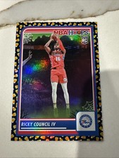 Hoops - 2024 - Ricky Council IV - #168 Philadelphia 76ers CORN HOLO REFRACTOR