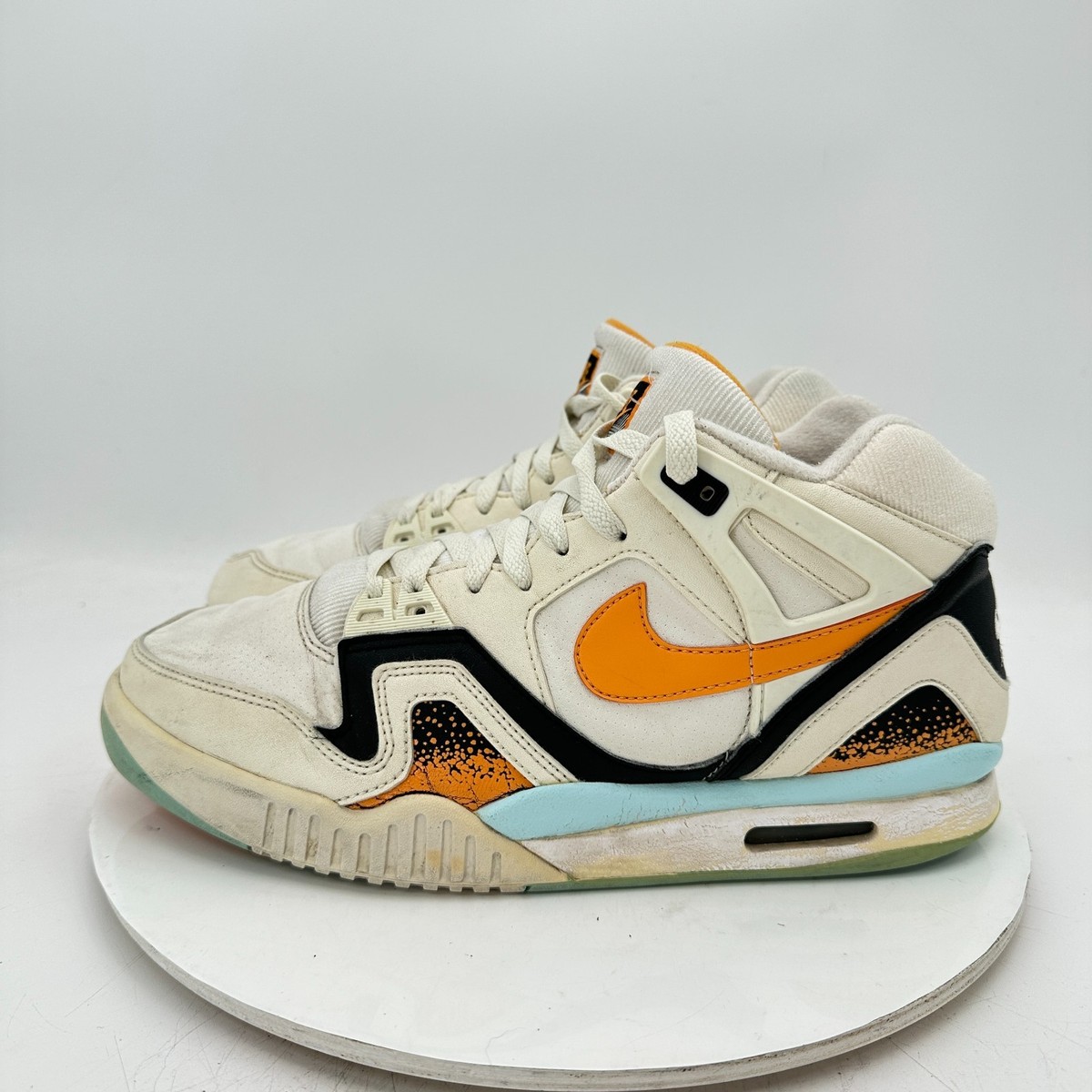 Nike Air Tech Challenge 2 Men Size 11 318408-180 White Kumquat