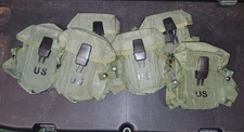 Lot Of 6 US Military ALICE LC-1 M16 30RD Triple Mag Pouches OD Green LC-2 ALICE