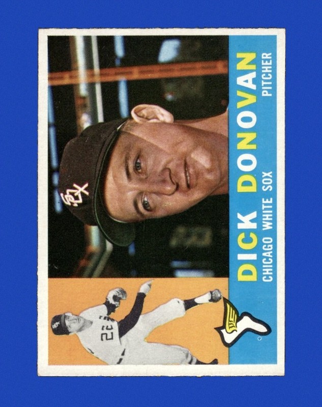 1960 Topps Set-Break #199 Dick Donovan EX-EXMINT *GMCARDS*
