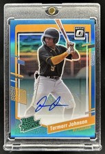 2023 Donruss Termarr Johnson Optic Rated Prospects Signatures Blue Auto #/25