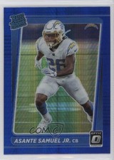2021 Panini Donruss Optic Rated Rookie Blue Hyper Prizm Asante Samuel Jr 4a0
