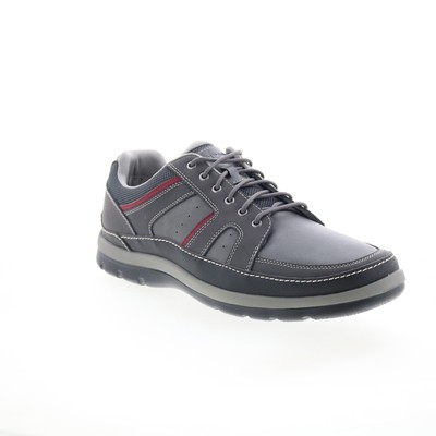 Rockport Get Your Kicks Mudguard Blucher Herren Grau Leder Sportschuh