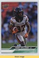 2024 Upper Deck CFL Green Terry Williams #68 READ 1lm9