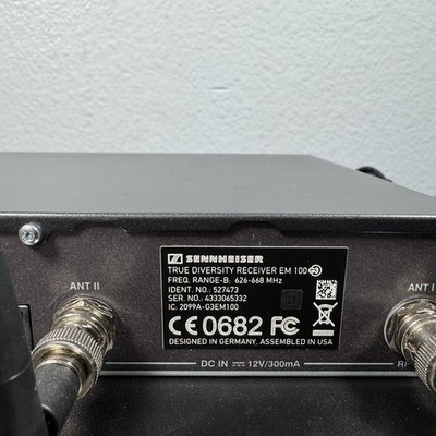 Sennheiser ew 100 G3 Wireless True Diversity Microphone Receiver