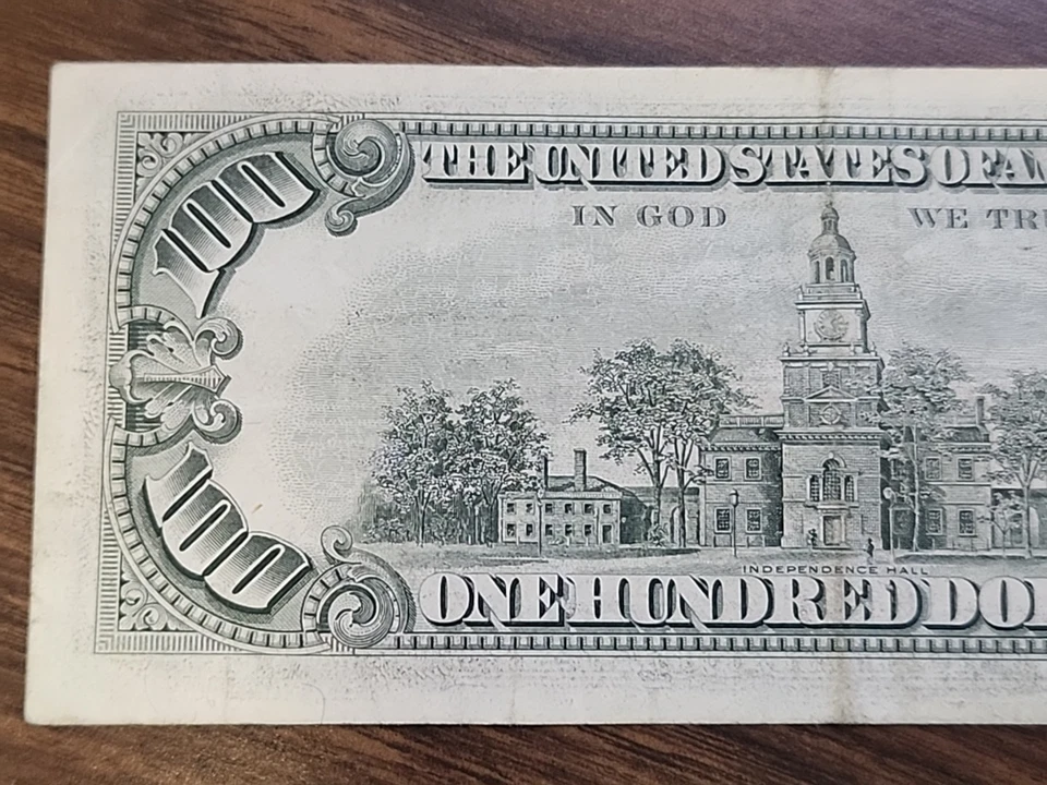 Series 1981A $100 Bill * NEW YORK * B 40473882 A - Image 4 of 4