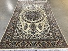 AN AWESOME  SIGND NAEEIN HAND WOVEN RUG — photo 2