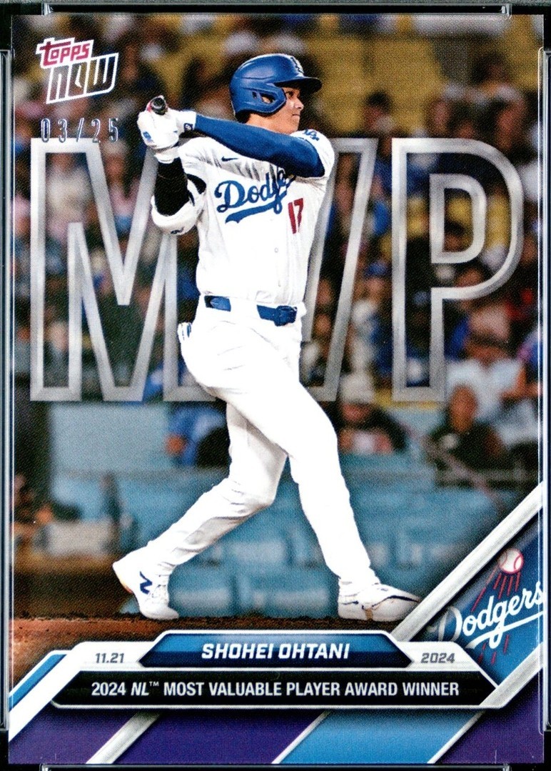 スポーツ選手 TOPPS Now Shohei Ohtani - 2024 MLB Topps NOW® Card OS-6 - LOOK FOR RELICS
