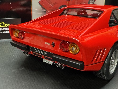 FERRARI 288 GTO - 1/12 SCALE DIECAST MODEL CAR - W/ OPENING DOORS BY KK SCALE - Picture 10 of 12