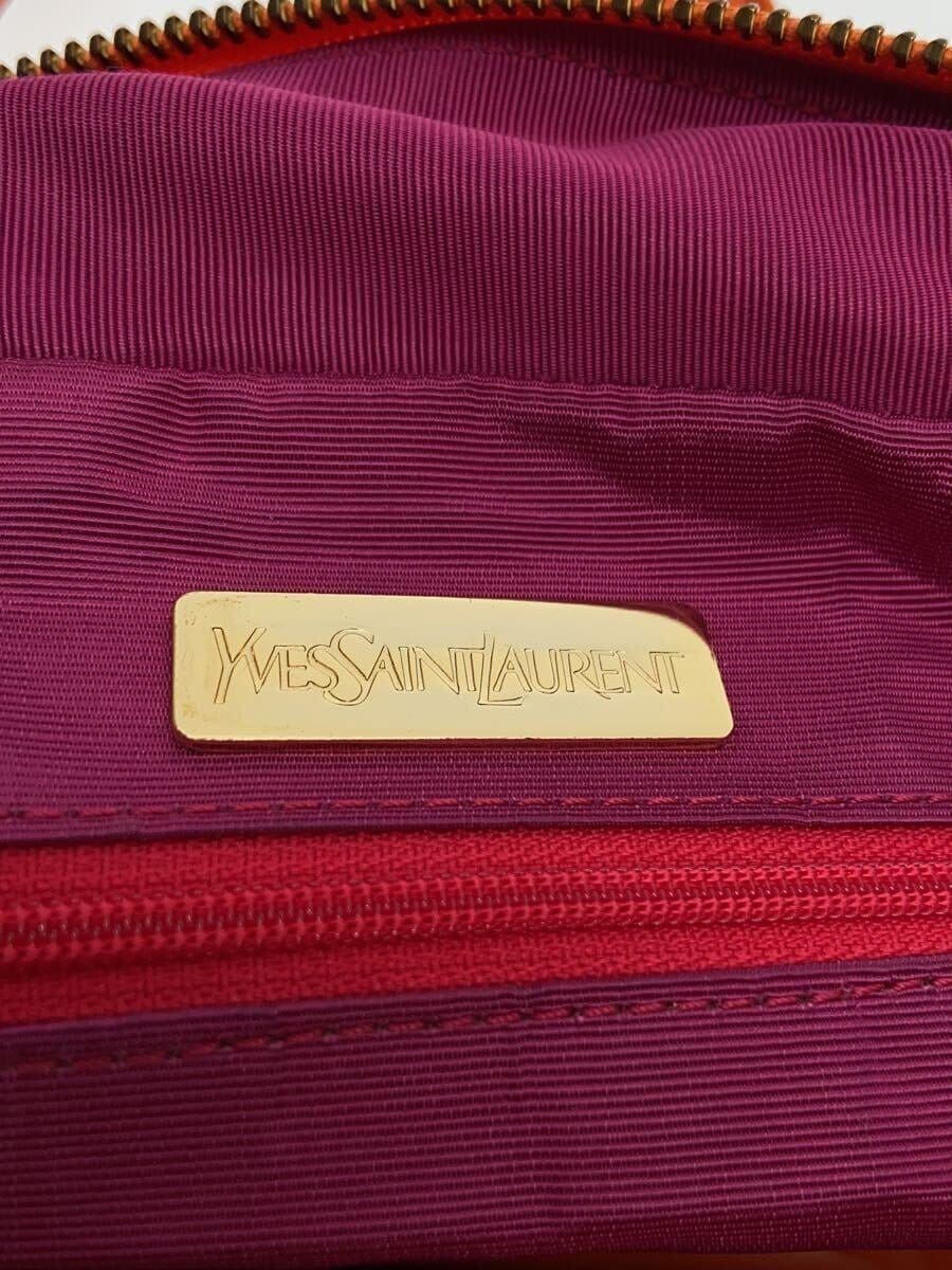 BORSA YVES SAINT LAURENT arancione SOLIDA usata