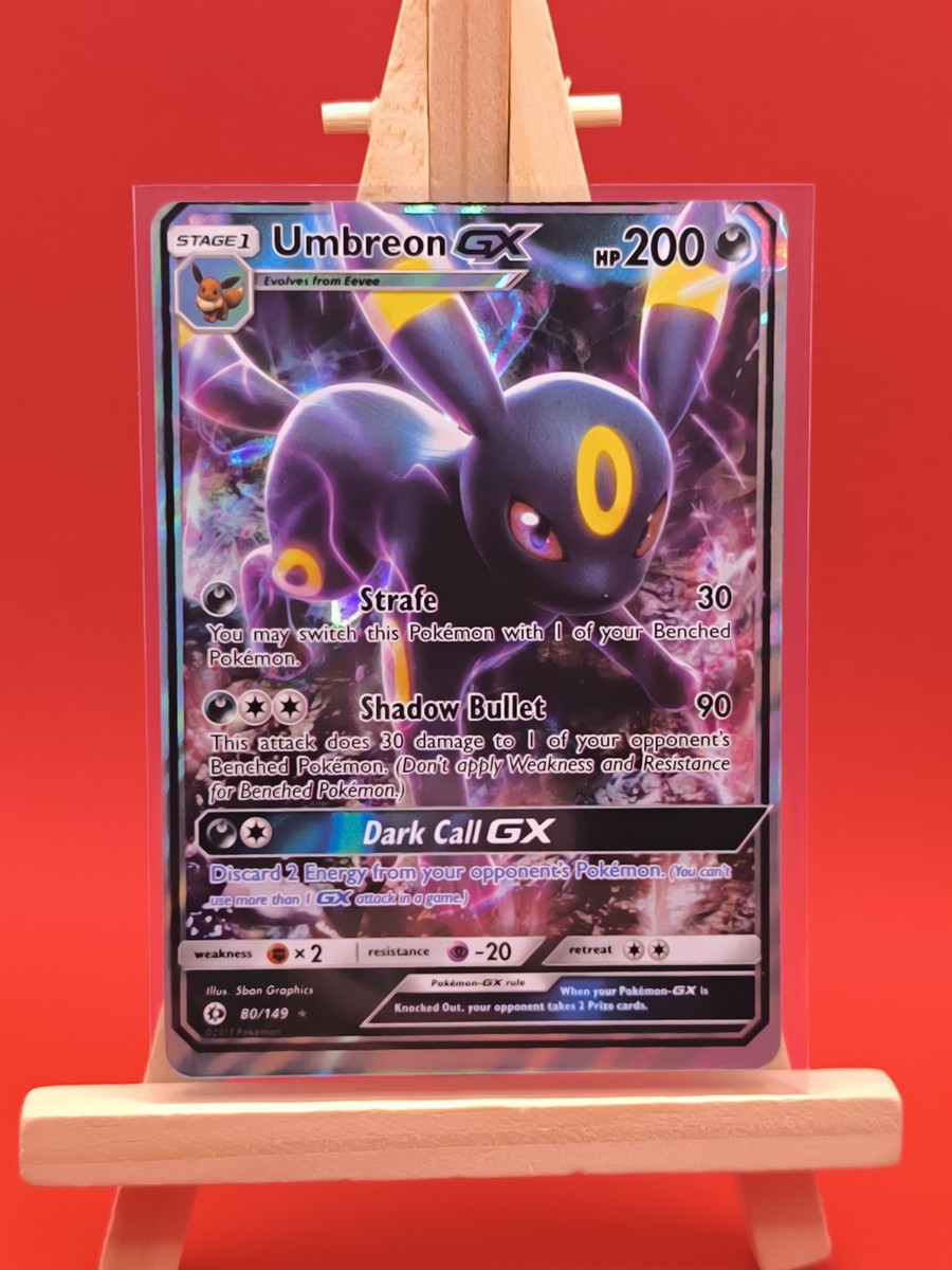 Umbreon 80 HP ポケモンカード Umbreon GX - 80/149 - Sun & Moon - Holo – Card Cavern