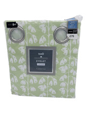 Dunelm Florentina Blackout Curtains 66x90 – Green – Elegant Floral Design