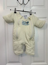 BABY MERLIN’S MAGIC SLEEPSUIT Butter Yellow Small 3–6 Months Warm Thick Stains