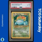 1999 POKEMON BASE SET UNLIMITED #15/102 VENUSAUR HOLO RARE PSA 6
