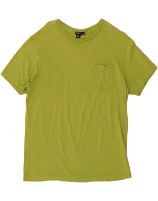 J. Crew Damen T-Shirt Oberteil UK 14 Medium grün Baumwolle DJ51