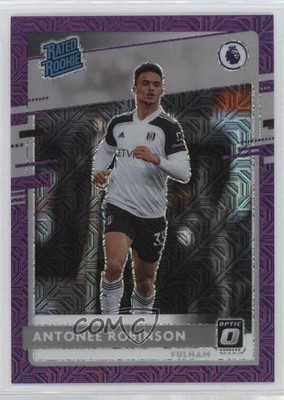 2020-21 Panini Chronicles Purple Mojo Prizm Antonee Robinson #6 13ey