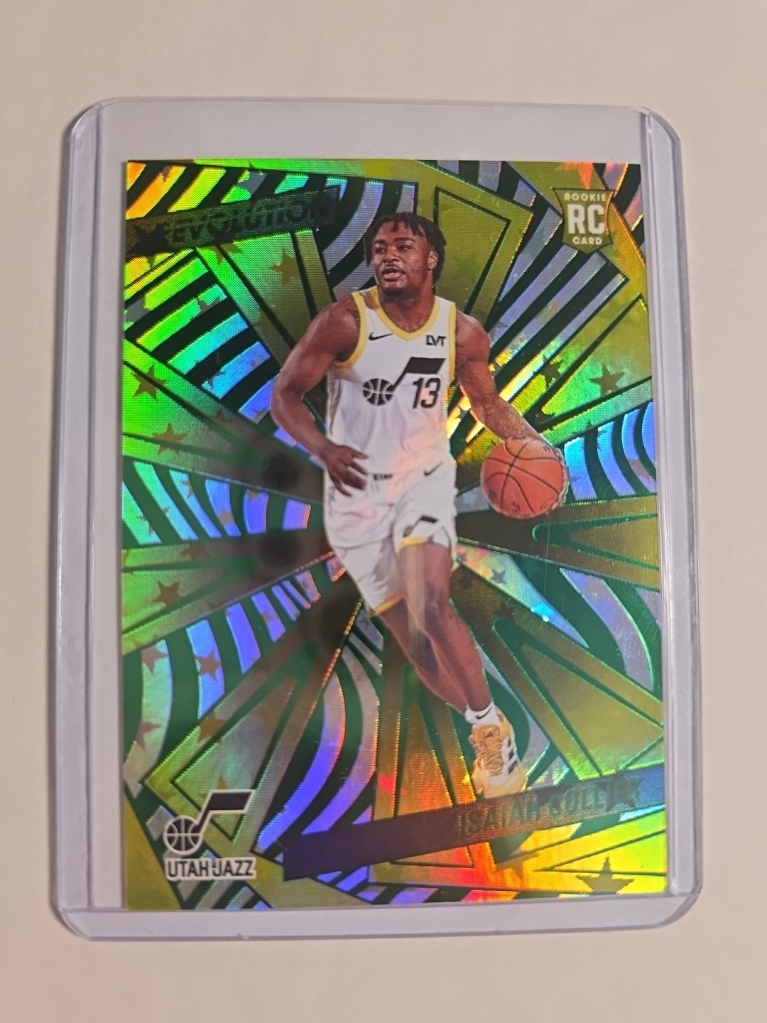2024-25 Panini Revolution - Rookies Isaiah Collier #144 Green Astro /125 (RC)