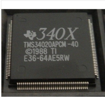 1pc x TMS34020APCM-40 QFP,GRAPHICS PROCESSOR #pq