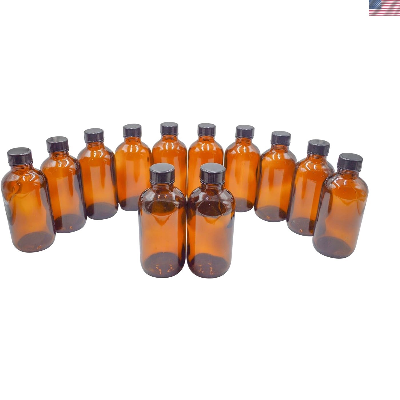 With Black Ribbed Cap - 12 Pack
