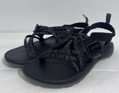 Chaco ZX/1 EcoTread Girls Sandals US 6 EUR 37 Black Adjustable Strap Logo NWOB