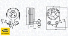 MAGNETI MARELLI 350300000100 Ölkühler für Motoröl 