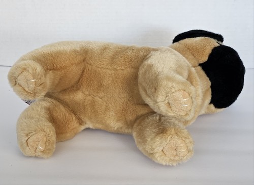 Ty Classic Dax the Pug Puppy Dog Plush Tan Black Stuffed Animal Toy 2008 - Picture 7 of 9