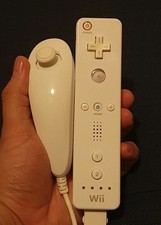 Official/Genuine Nintendo White Wii Remote/Controller | With Nunchuck Working