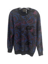NWT Men Crew Neck Long Sleeve Knit Sweater Sz M/L