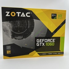 ZOTAC GTX GeForce 1060 6 GB game works VR works directx 12 graphics card